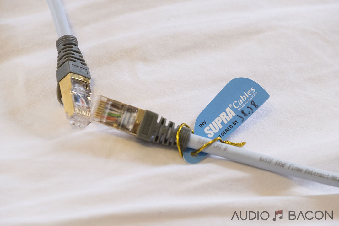 Supra CAT8 Ethernet Cable Review - An Amazing Spotify and Tidal Experience  - Audio Bacon
